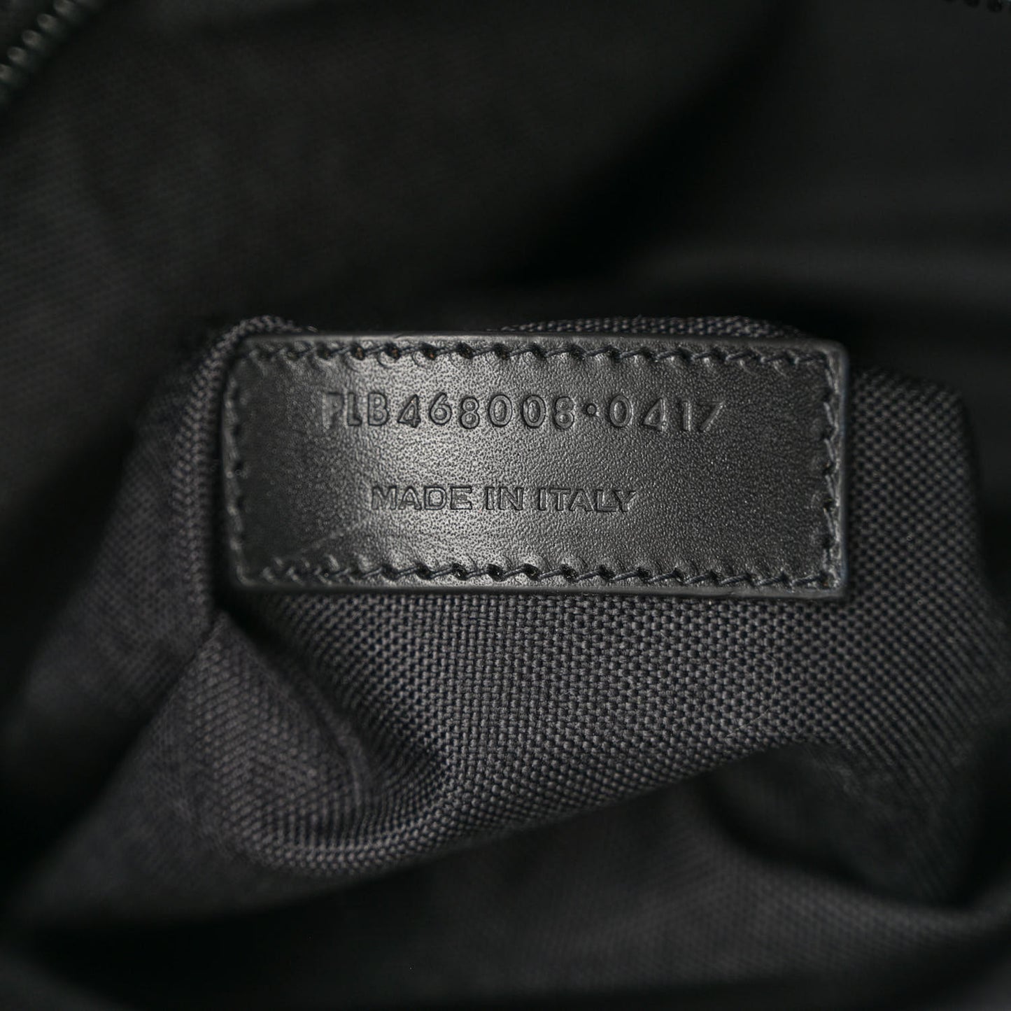 Canvas Moon Backpack Black