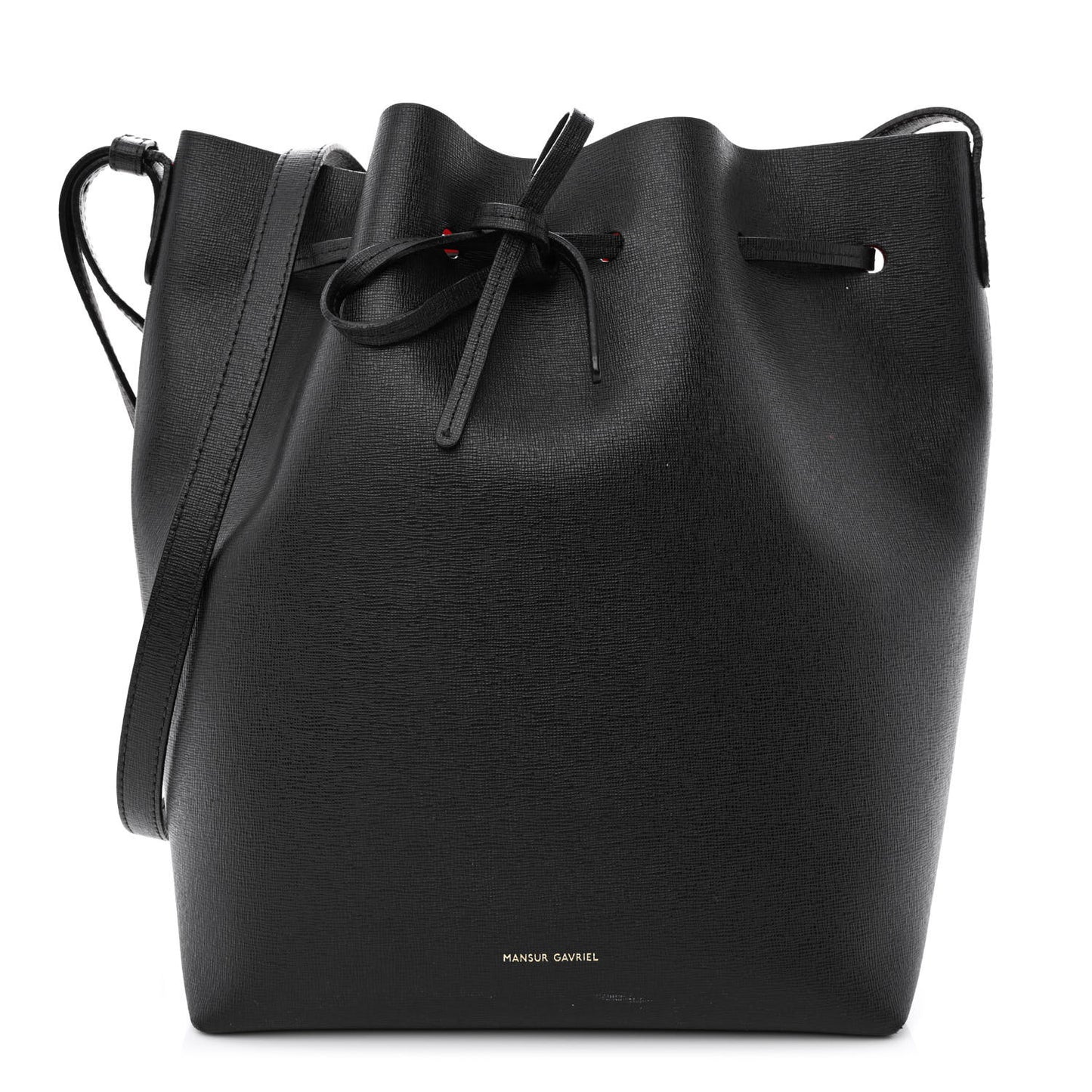 Saffiano Bucket Bag Black Flamma