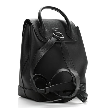 Louis Vuitton Calfskin Lockme Backpack Black 3 of 10