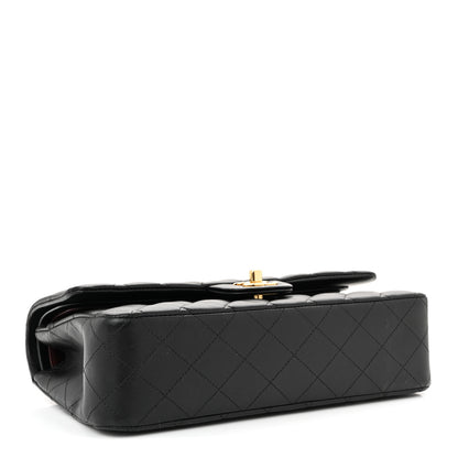 Chanel Lambskin Quilted Medium Double Flap Black 4 of 11
