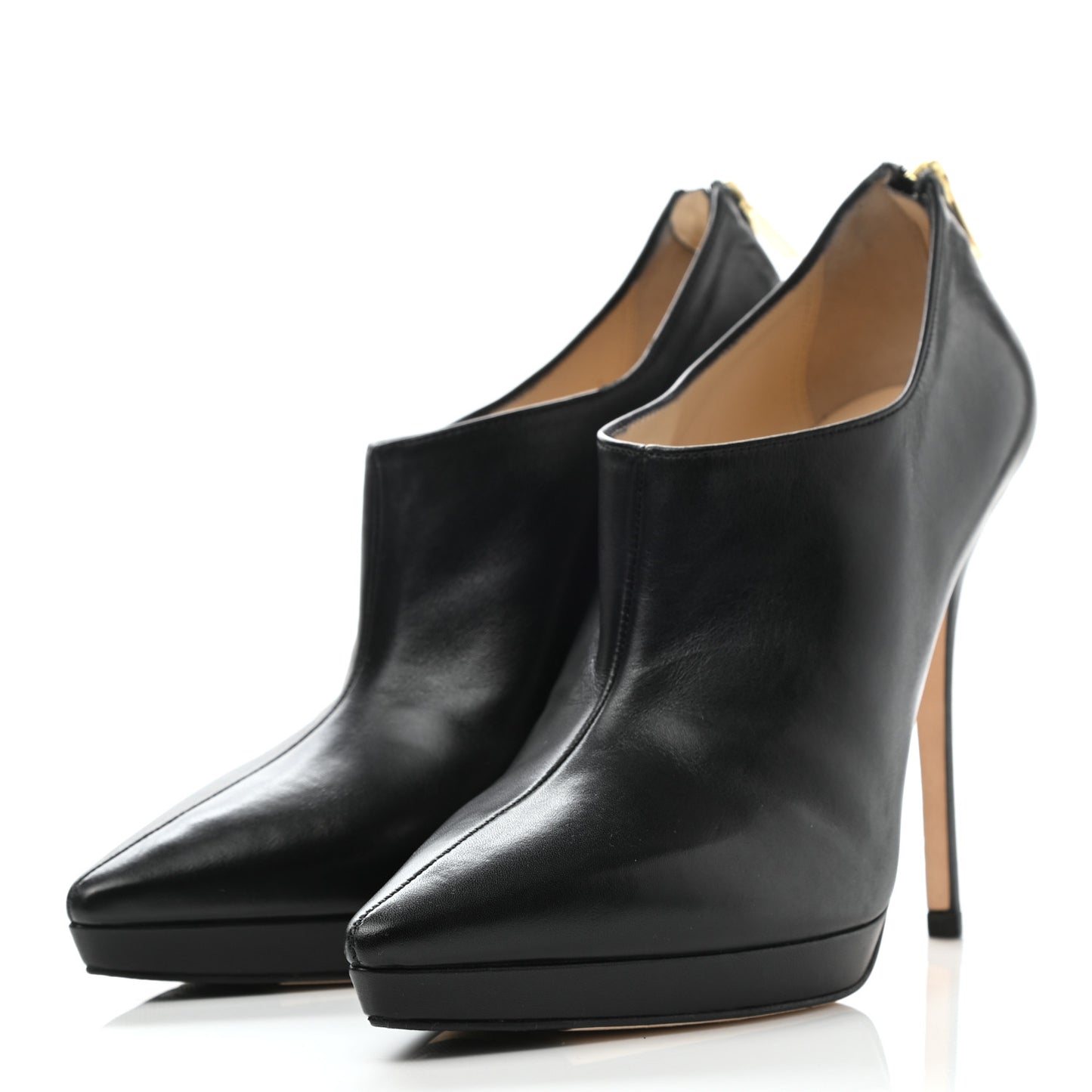 Calfskin George Ankle Boots 38 Black