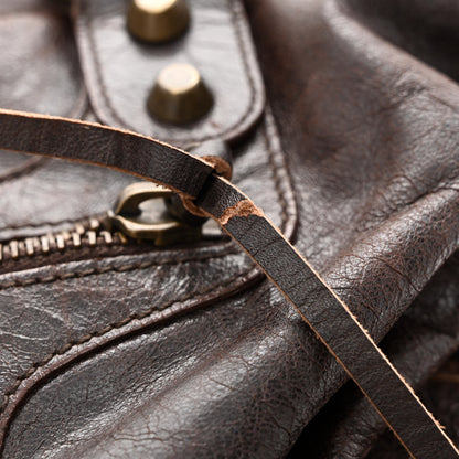 Balenciaga Agneau Classic Hardware City Cigare Fonce 17 of 19
