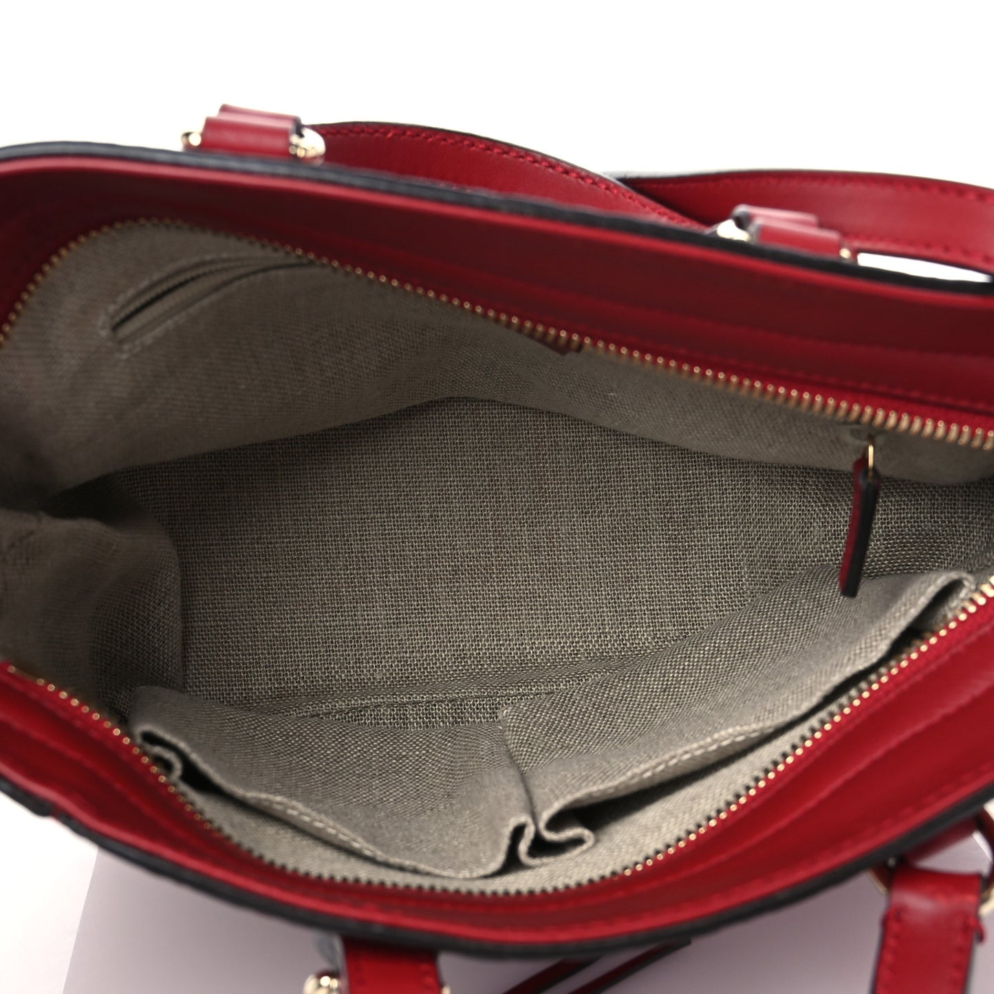 Microguccissima Small Bree Tote Red