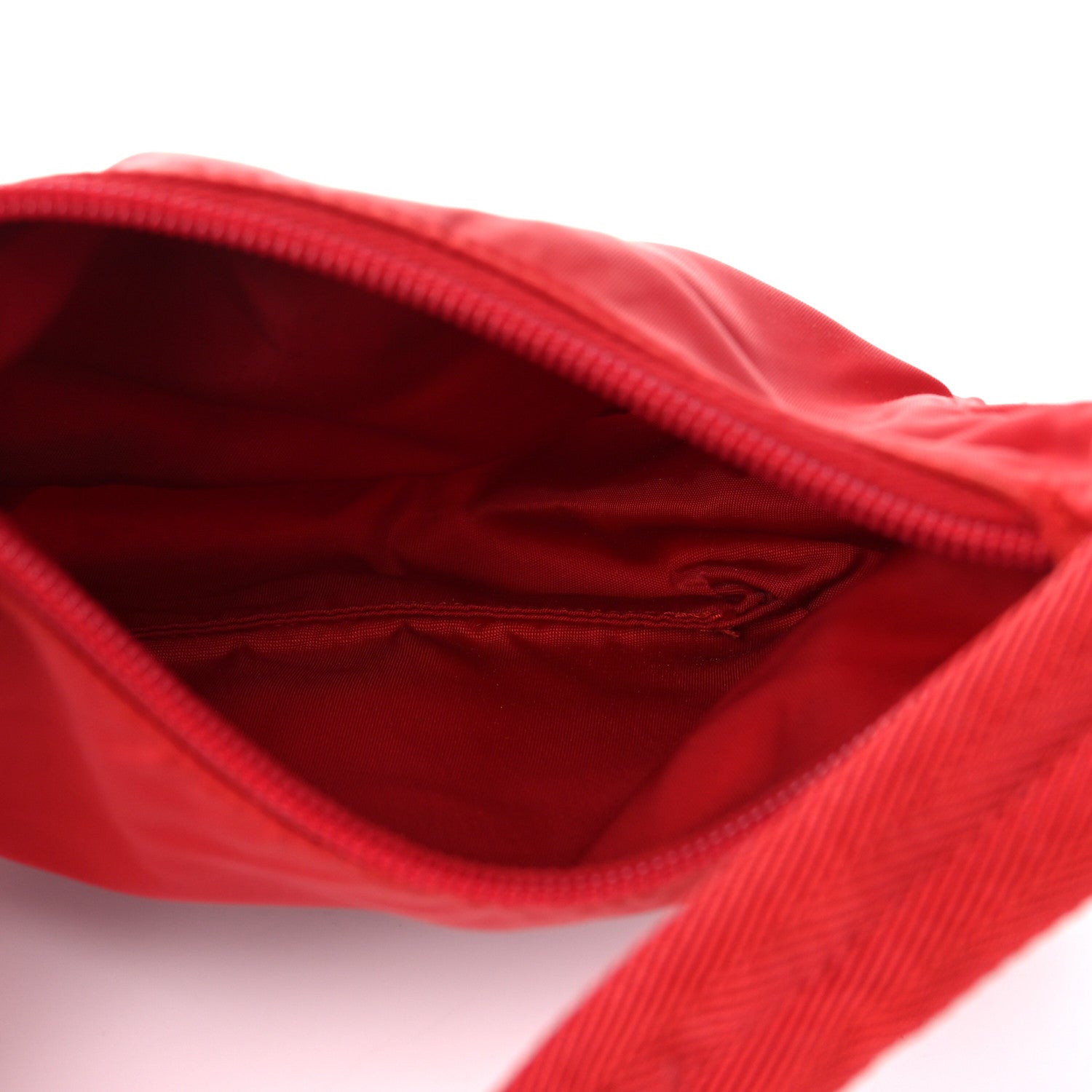 Prada Tessuto Nylon Sport Shoulder Bag Rosso 4 of 14