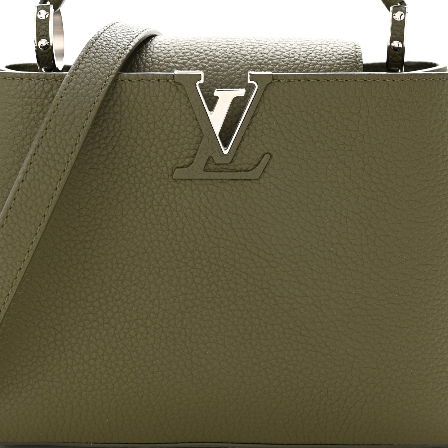 Taurillon Capucines BB Khaki