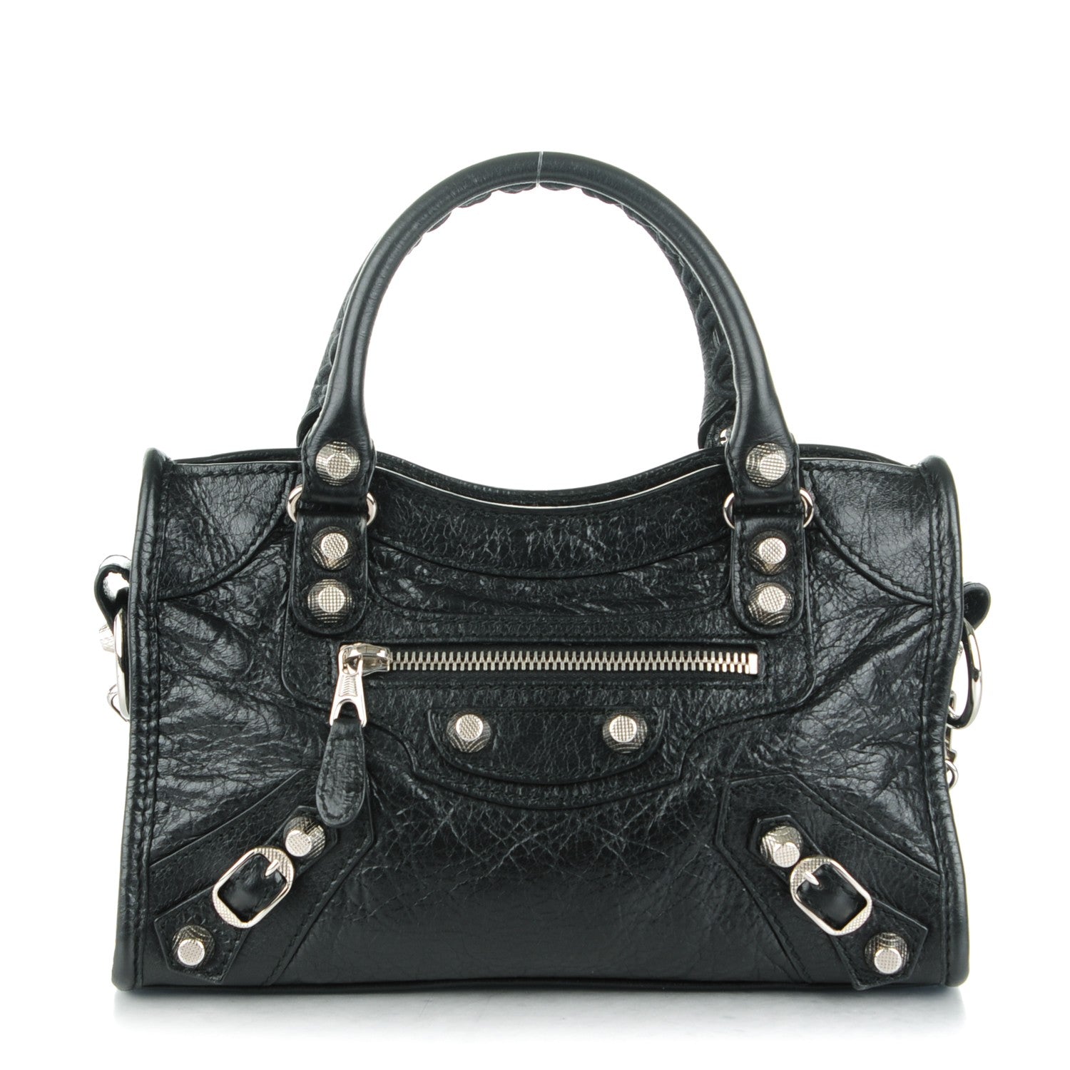 Balenciaga Agneau Giant 12 Silver Hardware Mini City Black 1 of 7