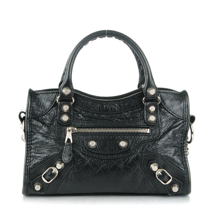 Balenciaga Agneau Giant 12 Silver Hardware Mini City Black 1 of 7
