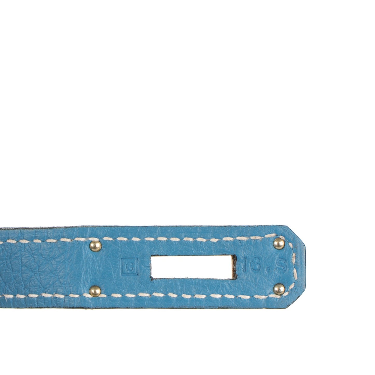 Taurillon Clemence Birkin 35 Blue Jean