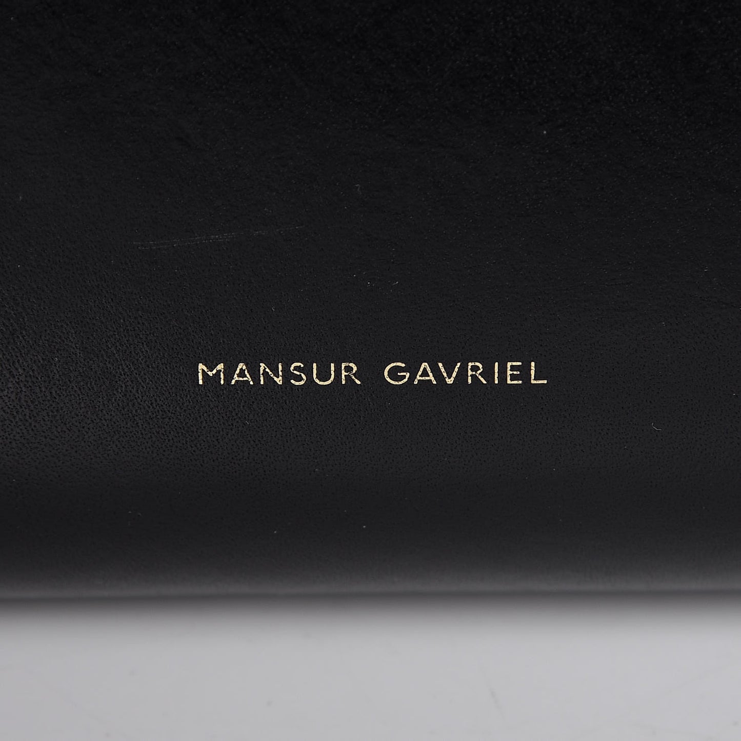 Calfskin Small Shopping Tote Black Flamma