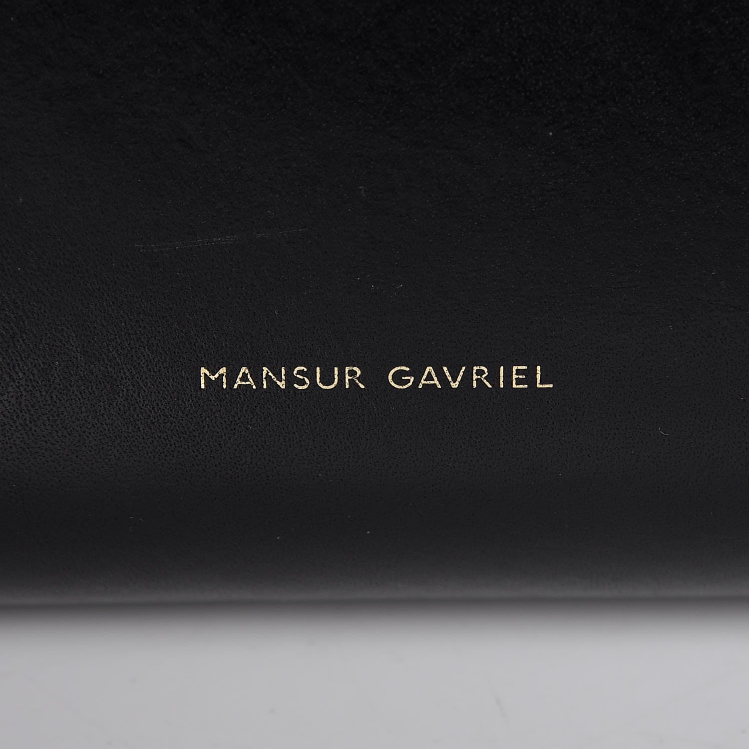 Mansur Gavriel Calfskin Small Shopping Tote Black Flamma 8 of 16