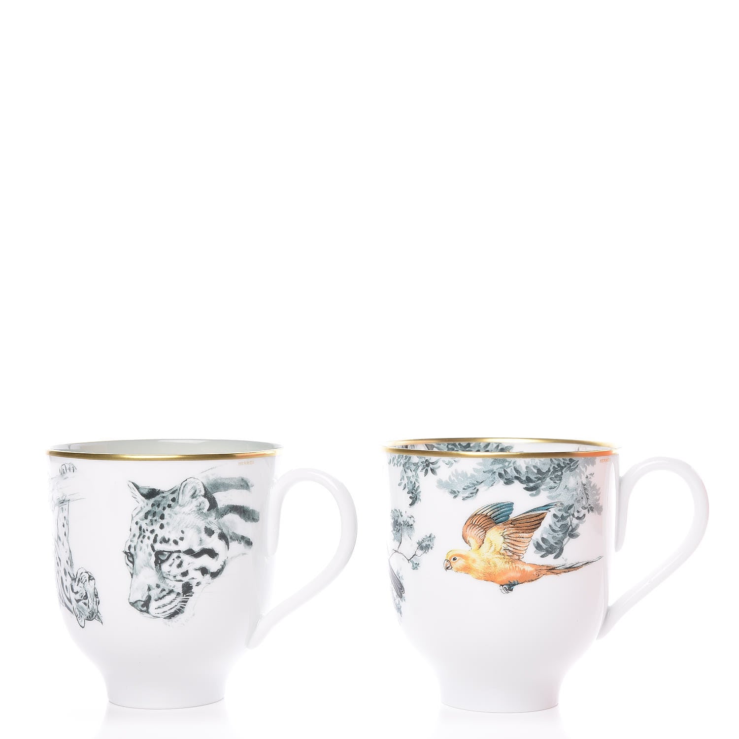 Hermes Porcelain Carnets d'Equateur Mug Set 1 of 11