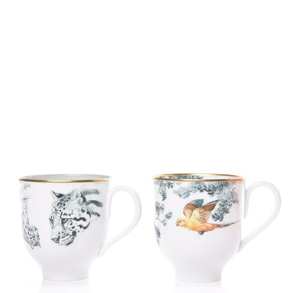 Hermes Porcelain Carnets d'Equateur Mug Set 1 of 11