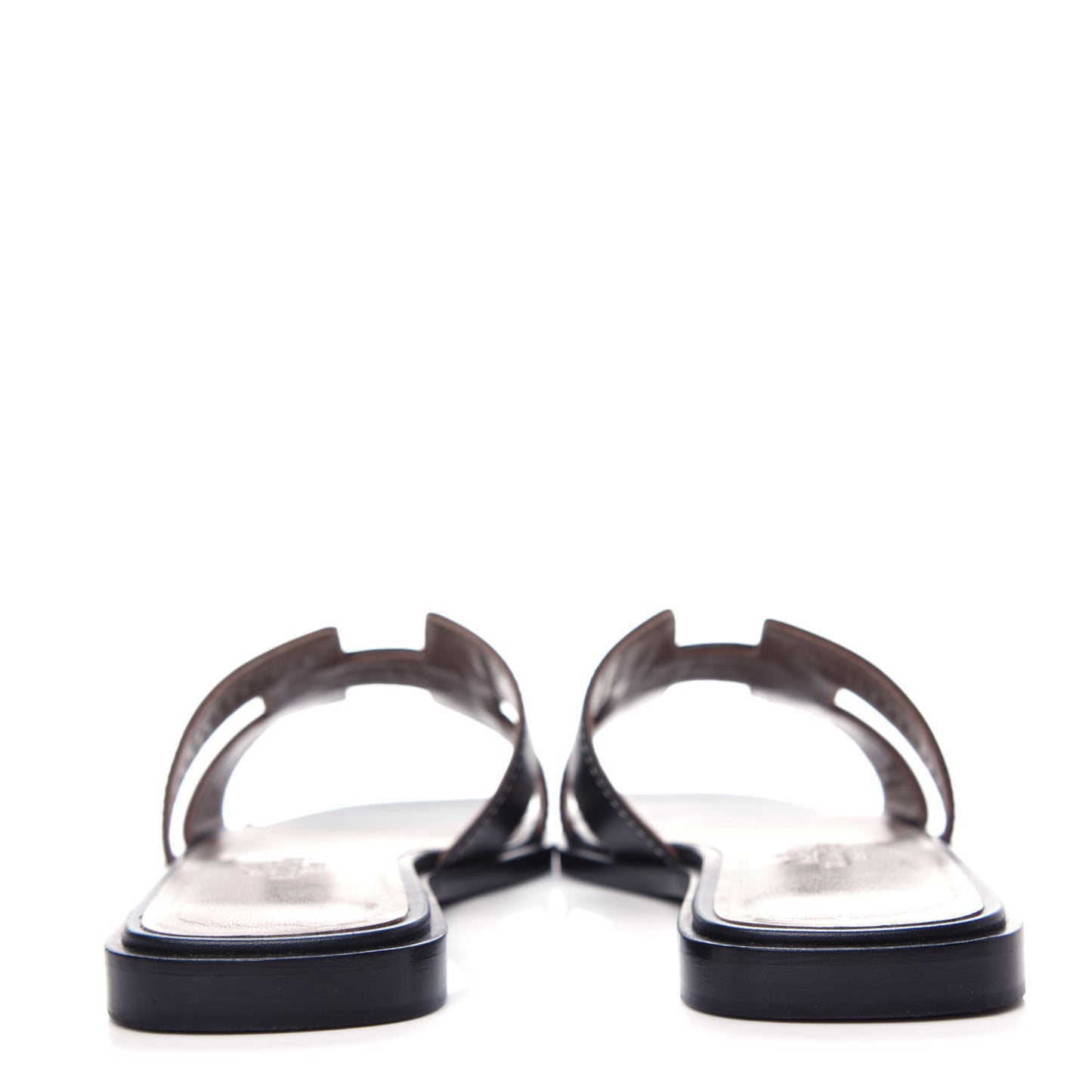 Box Calfskin Oran Sandals 36.5 Black