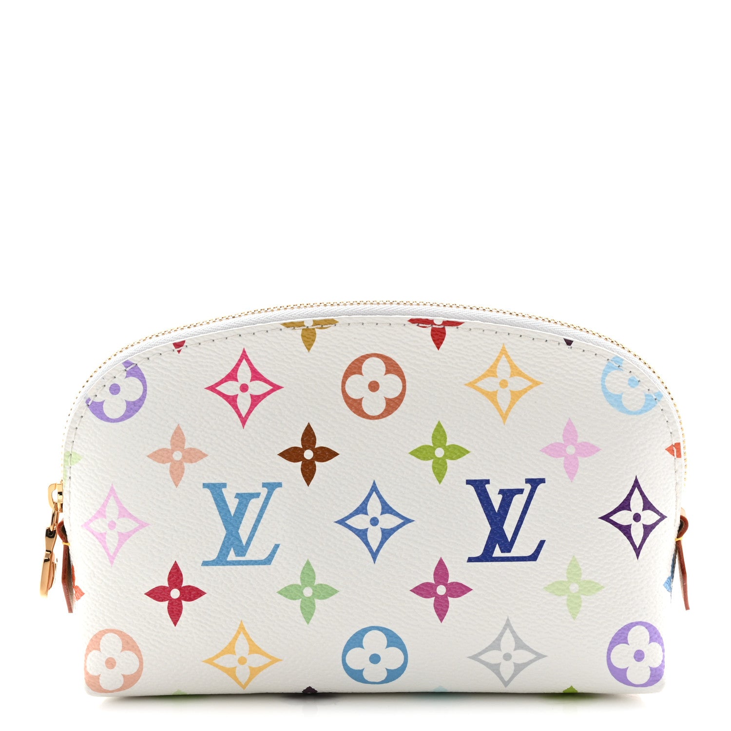 Louis Vuitton LV x TM Monogram Multicolor Cosmetic Pouch PM White 1 of 7