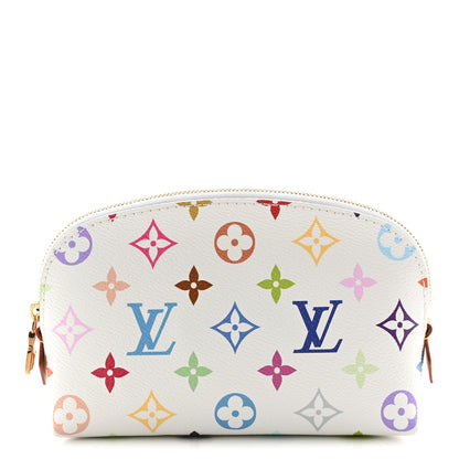 Louis Vuitton LV x TM Monogram Multicolor Cosmetic Pouch PM White 1 of 7