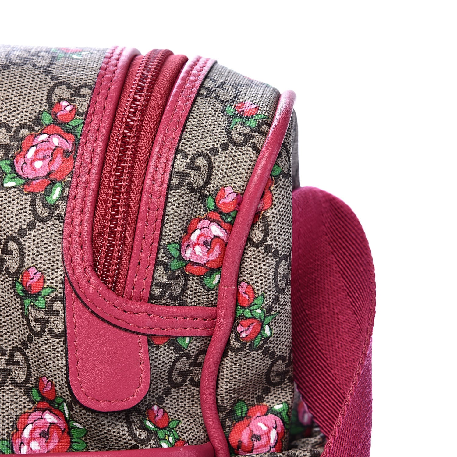 Gucci GG Supreme Monogram Rose Bud Diaper Bag Pink 12 of 15