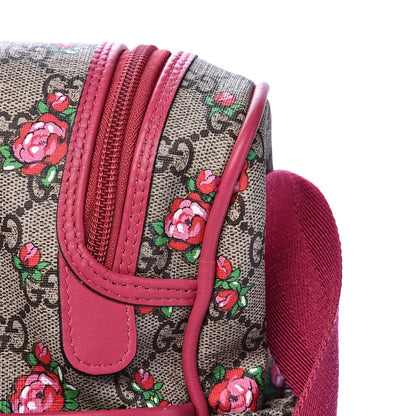 Gucci GG Supreme Monogram Rose Bud Diaper Bag Pink 12 of 15