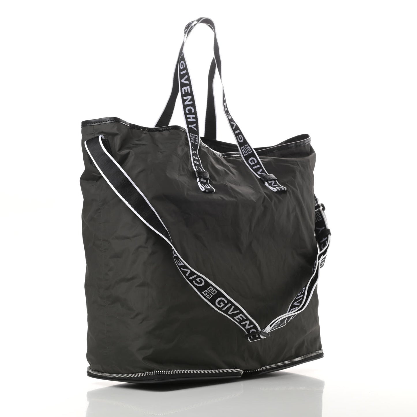 Nylon Light 3 Foldable Tote Black