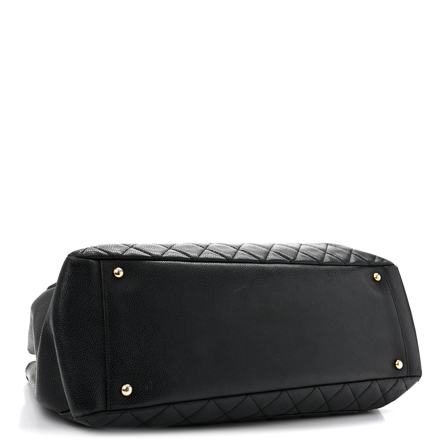 Chanel Caviar Quilted XL Grand Shopping Tote GST Black 4 of 16
