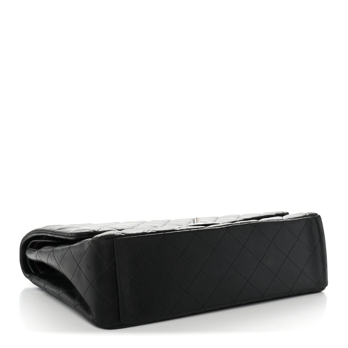 Chanel Lambskin Quilted Maxi Double Flap Black 4 of 13