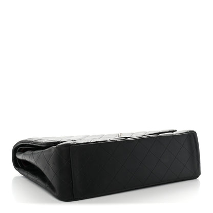 Chanel Lambskin Quilted Maxi Double Flap Black 4 of 13
