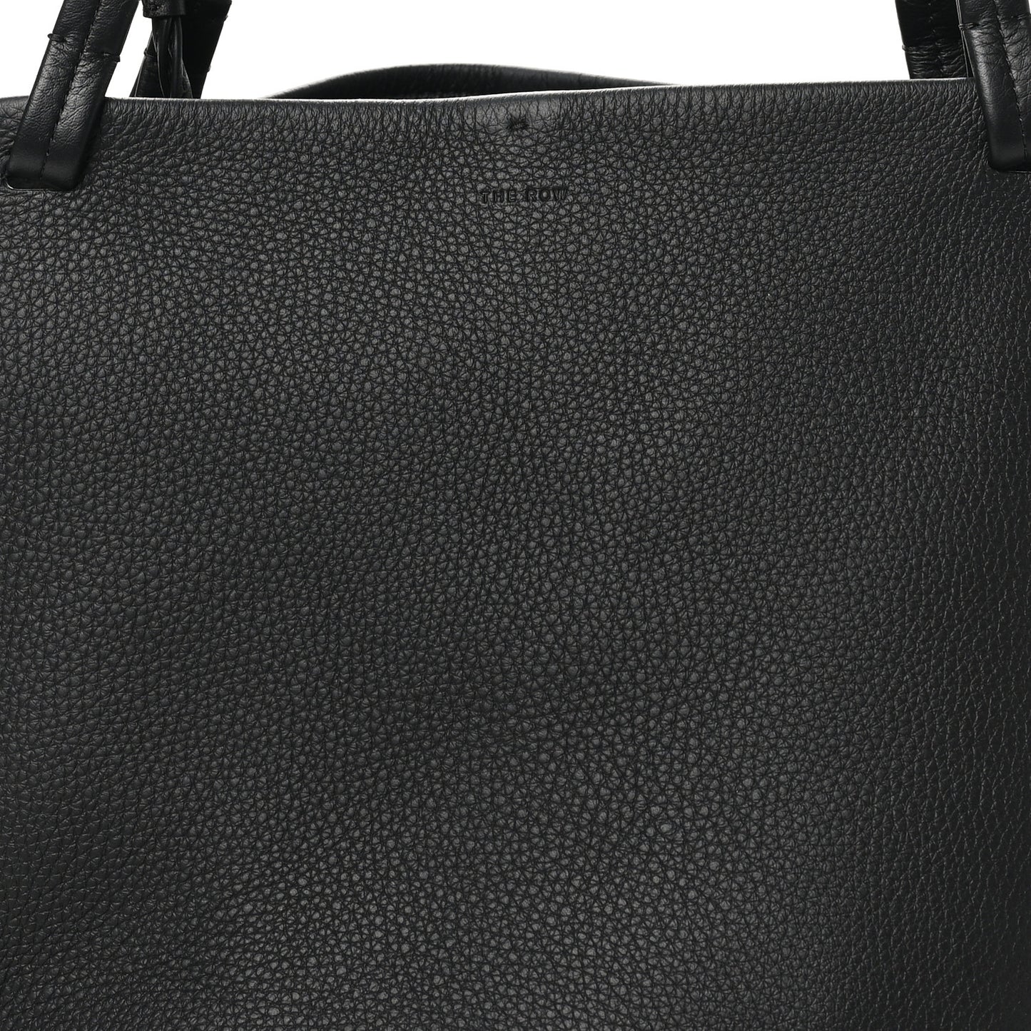 Grained Calfskin Park Tote Three Black