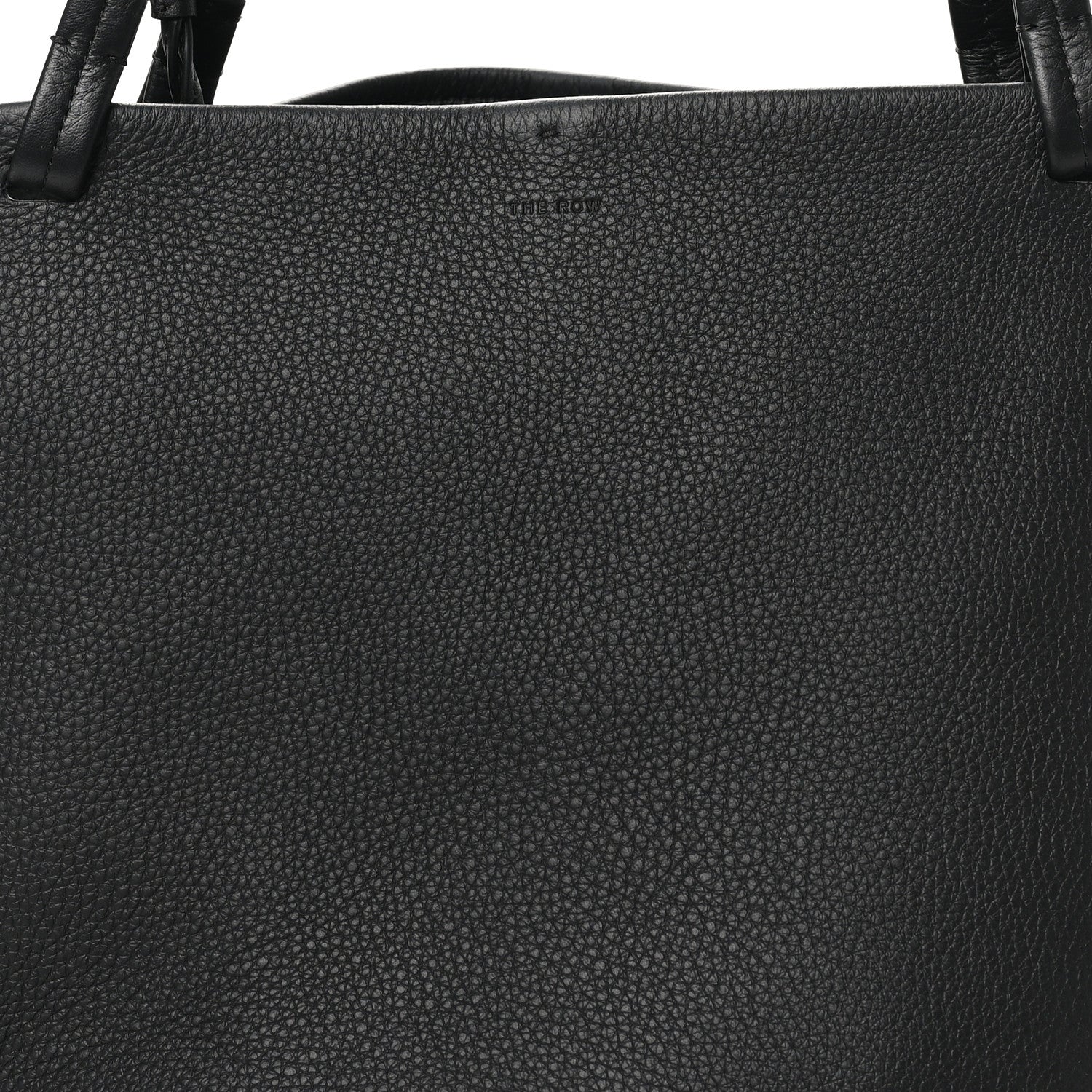 The Row Grained Calfskin Park Tote Three Black 8 of 10