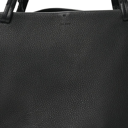 The Row Grained Calfskin Park Tote Three Black 8 of 10