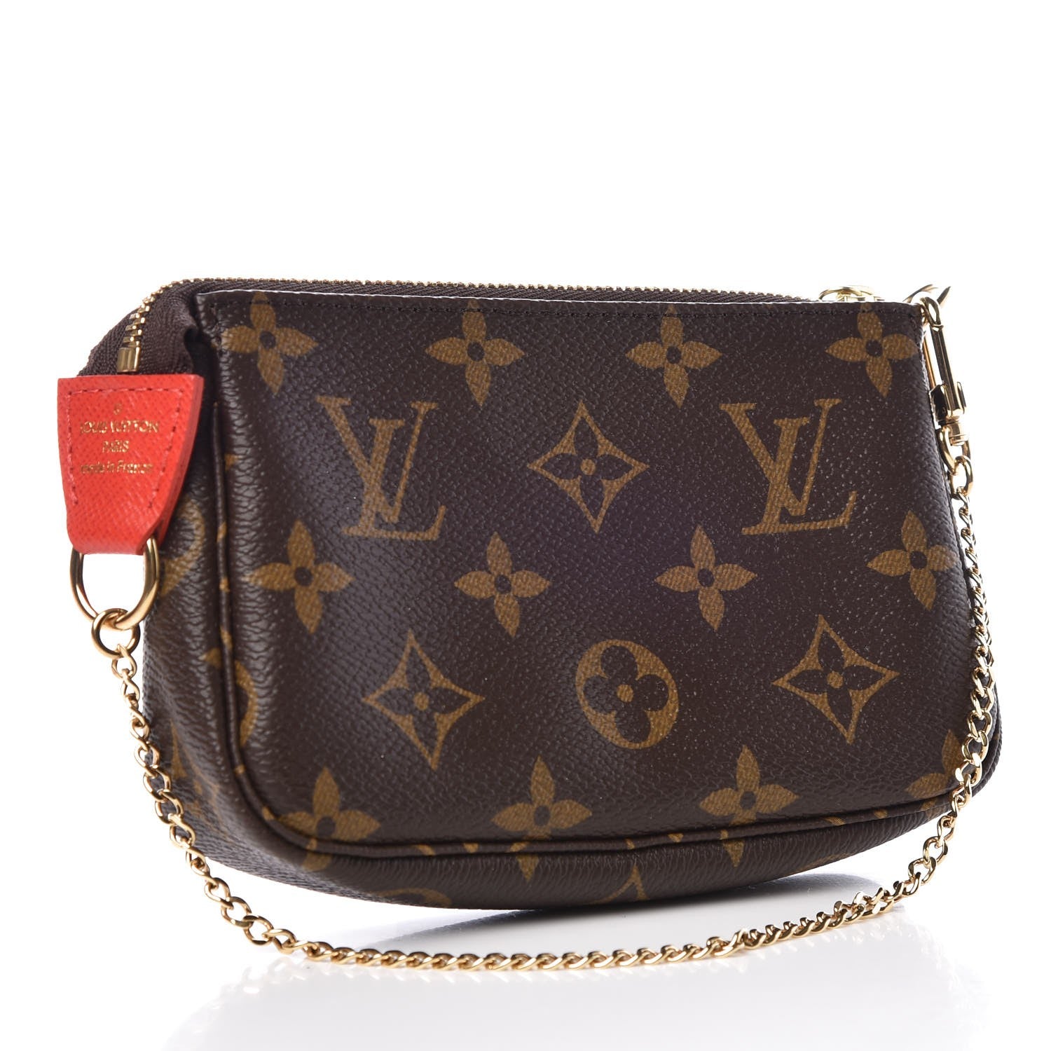 Louis Vuitton Monogram 2018 Christmas Animation Mini Cats Pochette Accessories 3 of 8