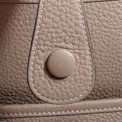 Hermes Taurillon Clemence Evelyne III GM Gris Tourterelle 14 of 15