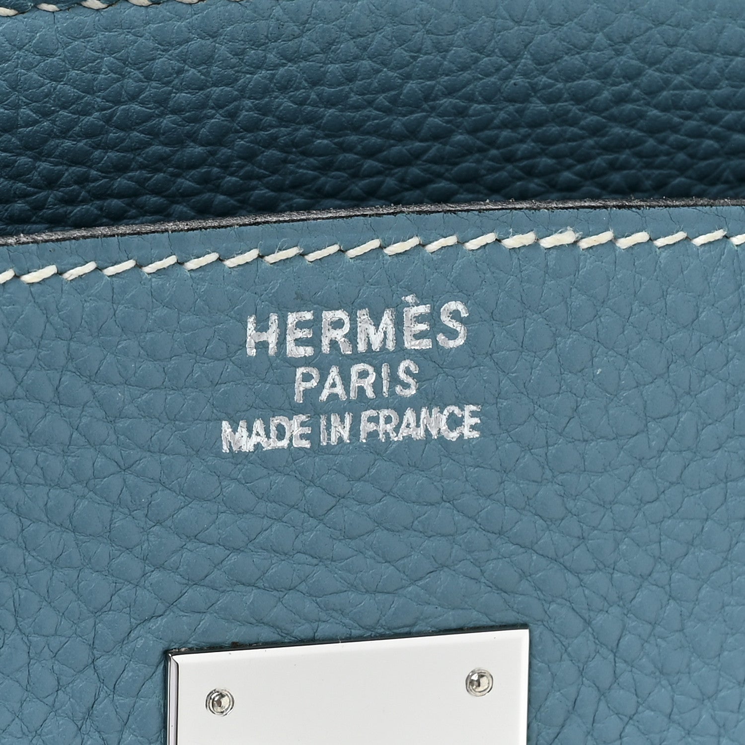 Hermes Togo Birkin 35 Blue Jean 6 of 15