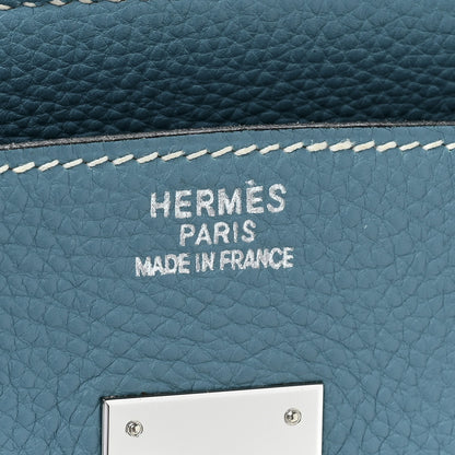 Hermes Togo Birkin 35 Blue Jean 6 of 15