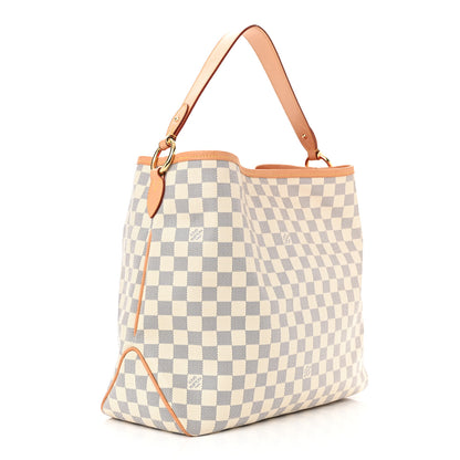 Louis Vuitton Damier Azur Delightful MM Pink 3 of 12