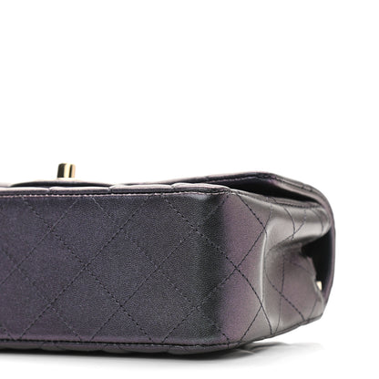 Chanel Iridescent Lambskin Quilted Mini Rectangular Flap Black 10 of 11