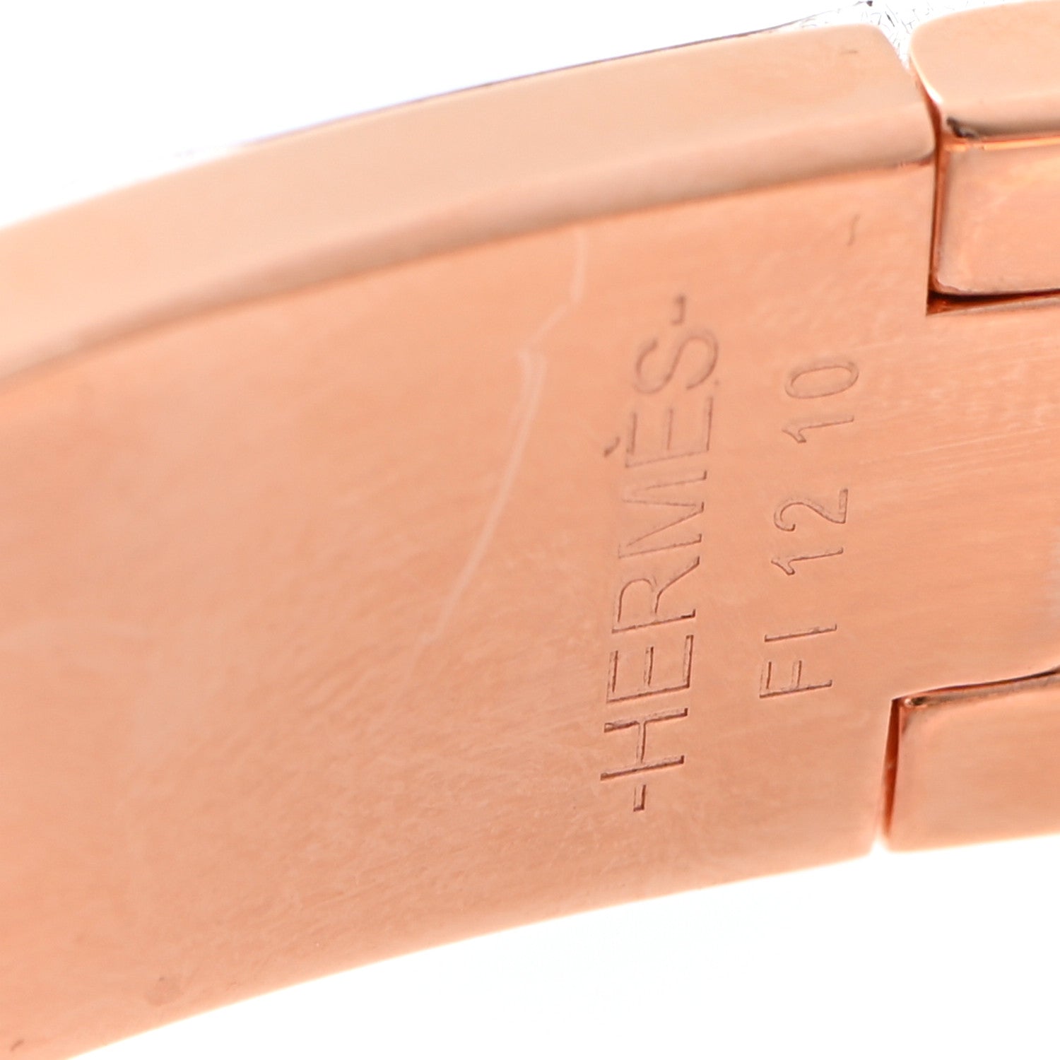 Hermes Enamel Narrow Clic Clac H Bracelet GM Rose Dragee 4 of 6