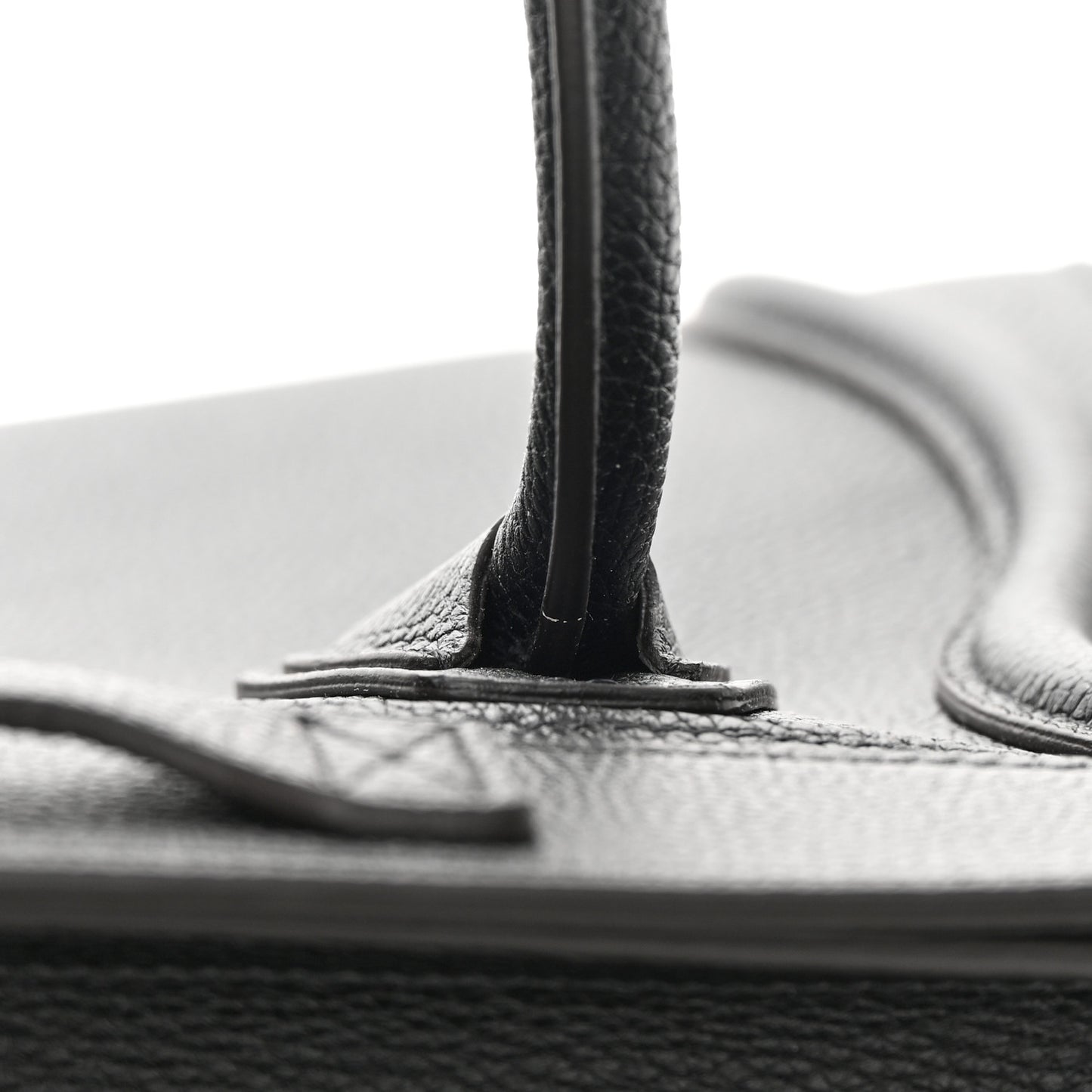 Drummed Calfskin Micro Luggage Black