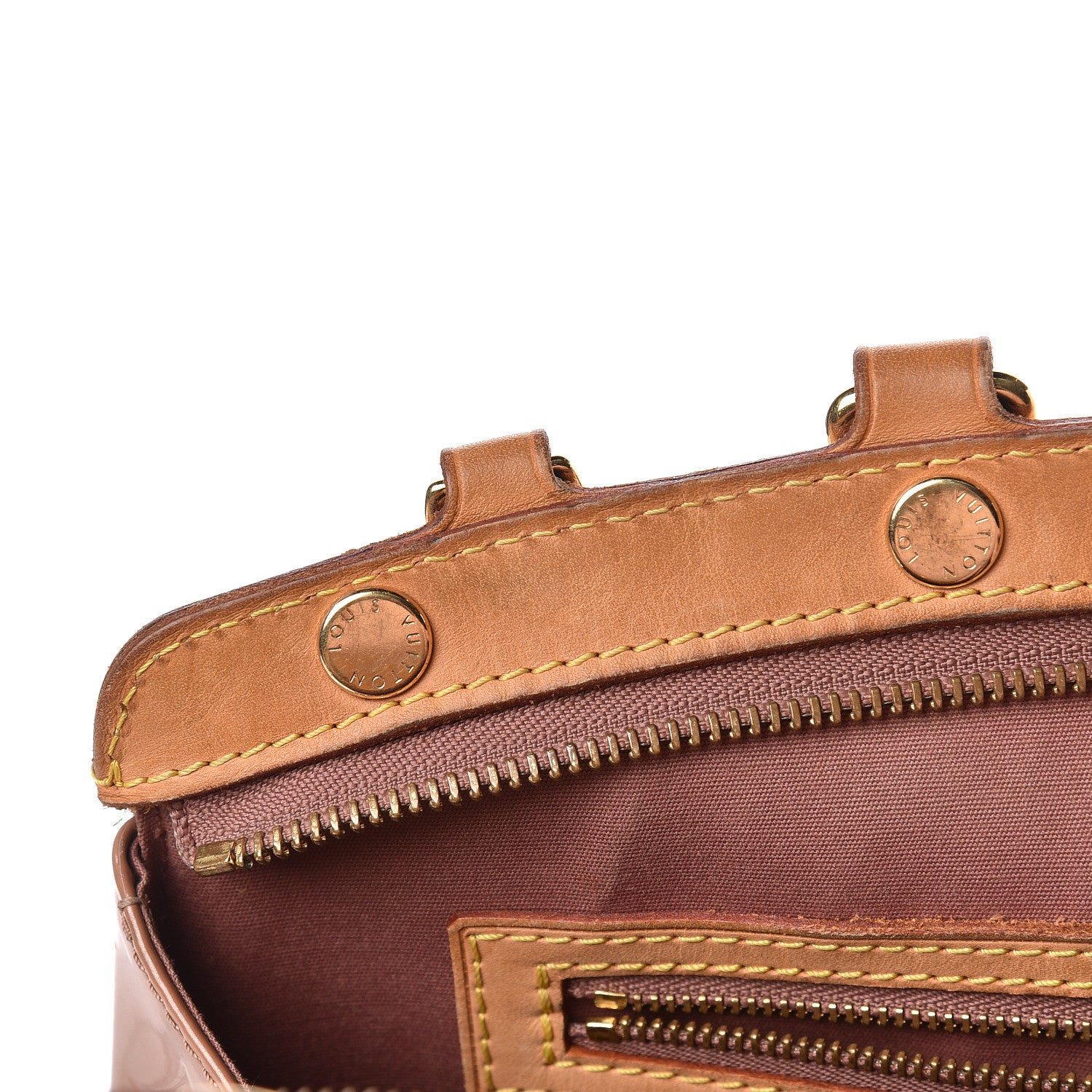 Louis Vuitton Vernis Brea MM Rose Velours 13 of 22