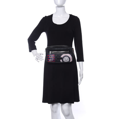 Gucci GG Supreme Monogram Night Courrier Belt Bag Black Multicolor 2 of 11