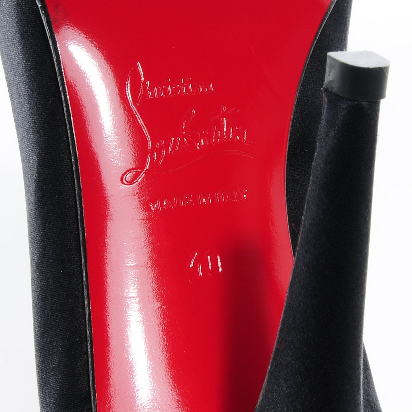 Crepe Satin Nooka 100 Pumps 40 Black