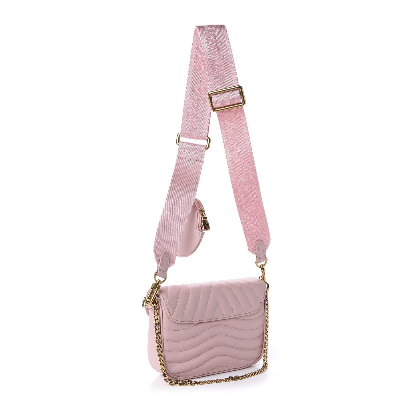 Calfskin New Wave Multi Pochette Rose Ballerine
