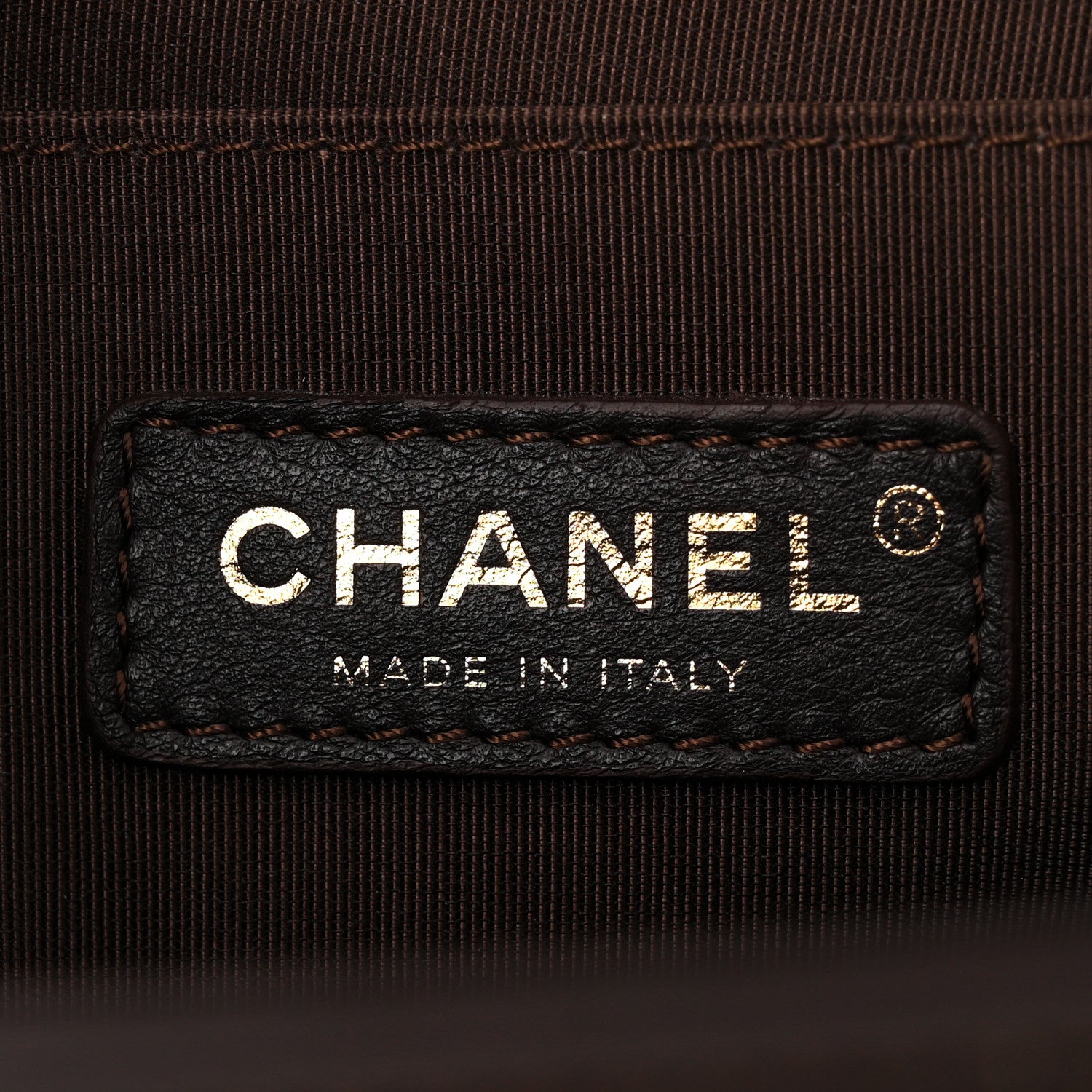 Chanel Calfskin Quilted Medium Boy Flap Dark Brown 6 of 11