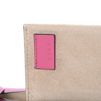 Chloe Suede Calfskin Small Faye Shoulder Bag Fuchsia Rose 6 of 16