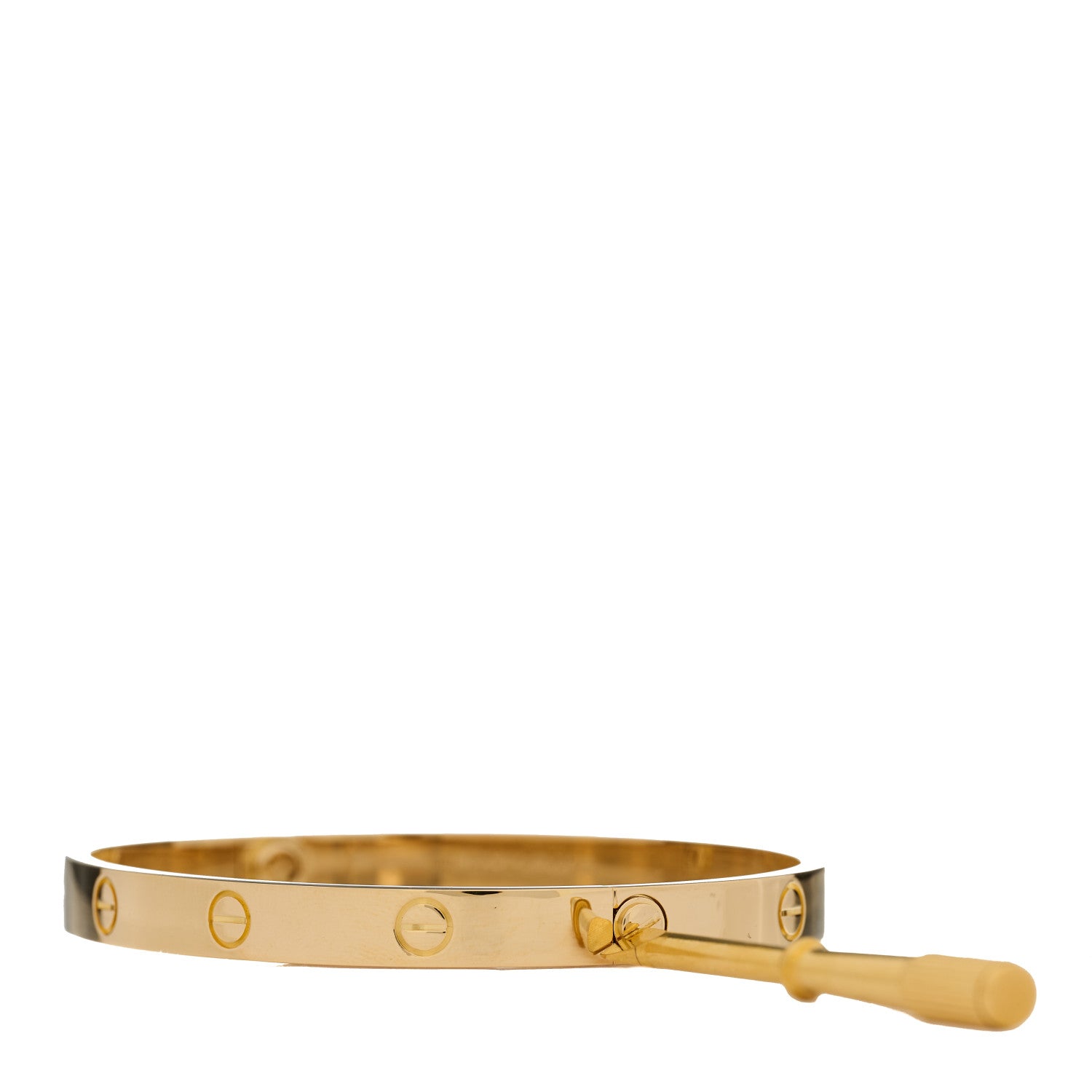 Cartier 18K Yellow Gold LOVE Bracelet 19 3 of 7