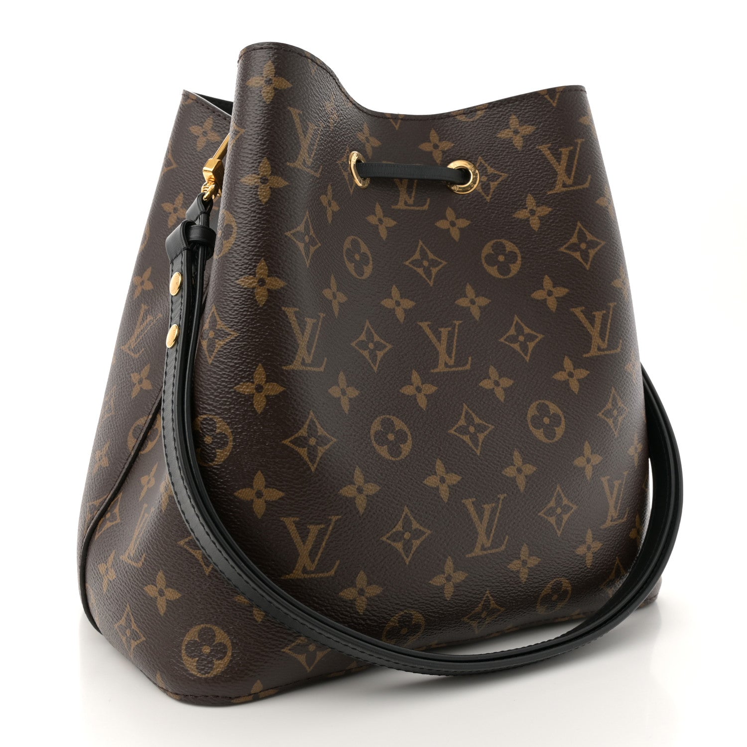 Louis Vuitton Monogram Neonoe MM Black 3 of 9