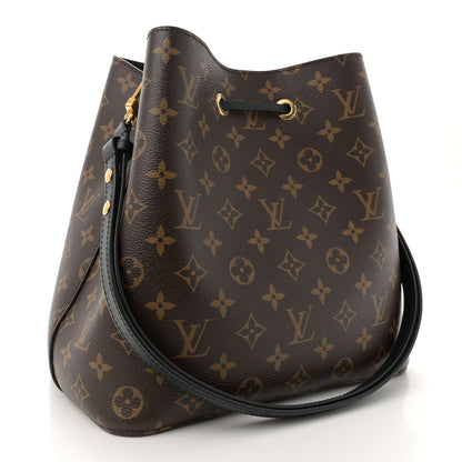 Louis Vuitton Monogram Neonoe MM Black 3 of 9