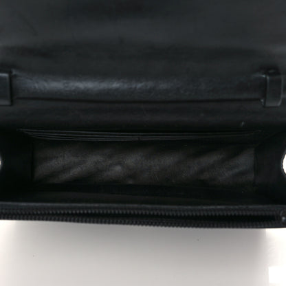 Balenciaga Grained Calfskin Car Flap Bag Black 4 of 8