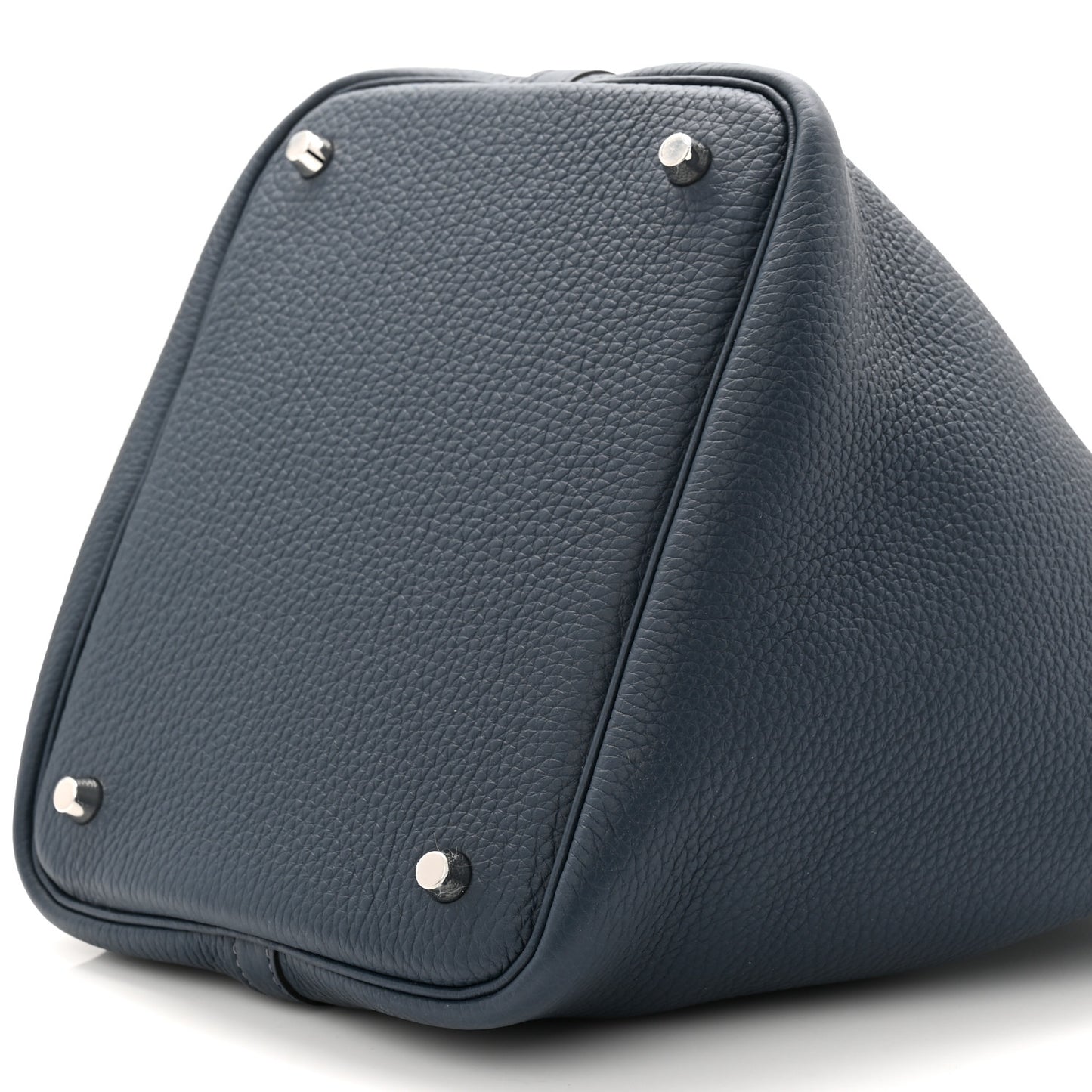 Taurillon Clemence Picotin Lock 22 MM Bleu de Prusse
