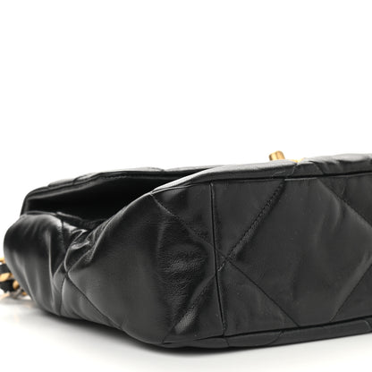 Chanel Lambskin Quilted Large Chanel 19 Flap Black 8 of 9