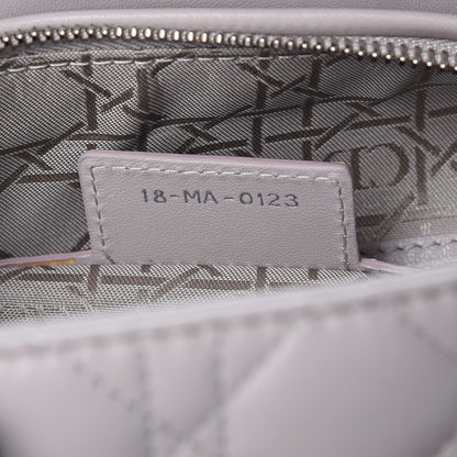 Christian Dior Lambskin Cannage Large Lady Dior Light Grey 9 of 9
