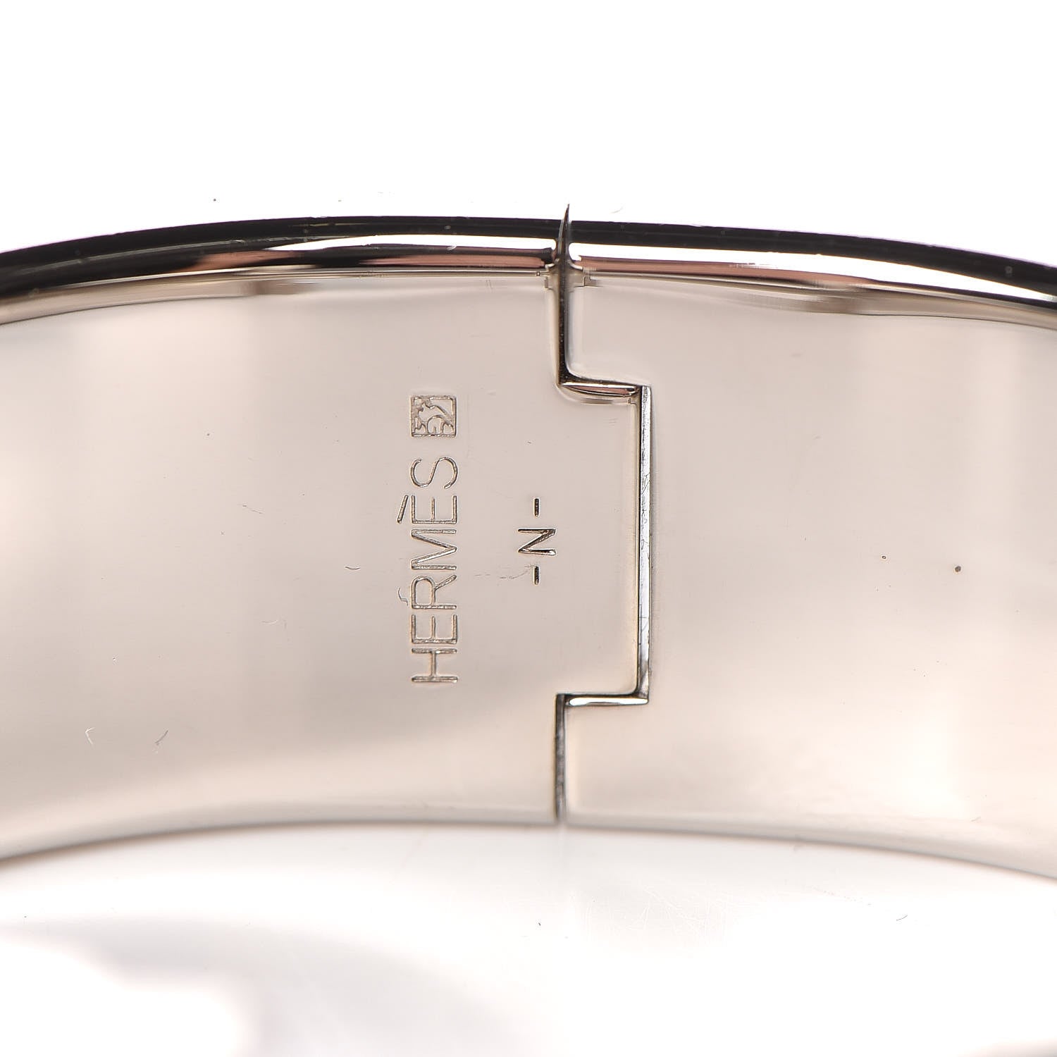 Hermes Enamel Wide Clic Clac H Bracelet PM Petrole 5 of 5